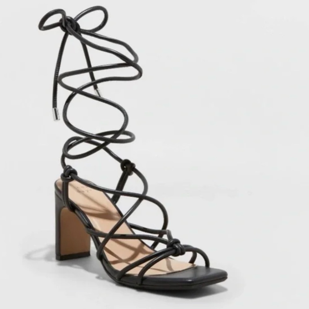 a new day Strappy Lace Up Heels
